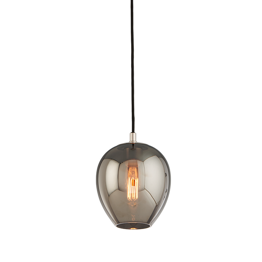 Troy Odyssey Pendant Textured Black / Polished Nickel