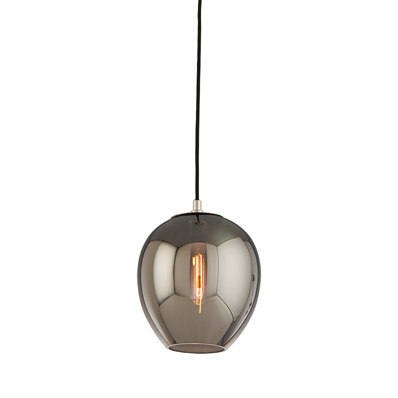 Troy Odyssey Pendant Textured Black / Polished Nickel