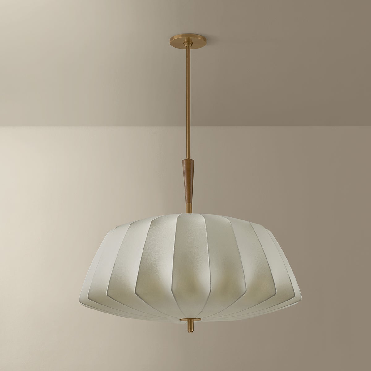 Troy Flinders Pendant Patina Brass Detail 1