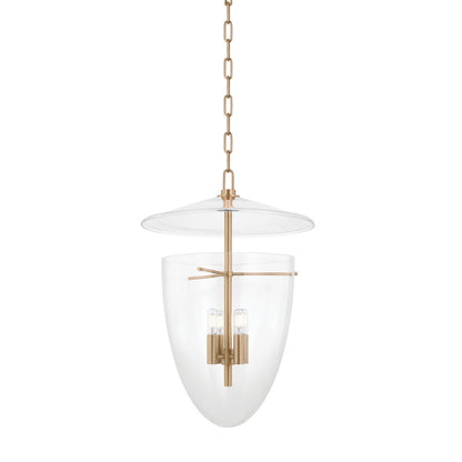 Troy Tully Outdoor Lantern Patina Brass