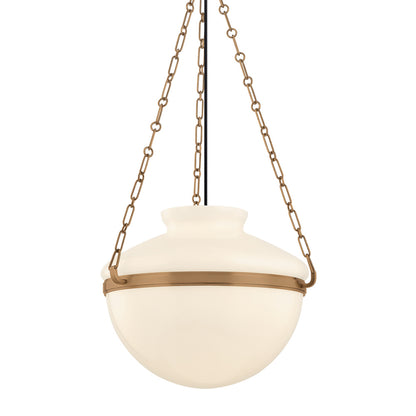 Troy Paradigm Pendant Patina Brass