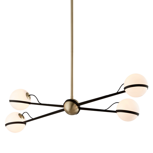 Troy Ace Linear Pendant Textured Bronze / Brushed Brass