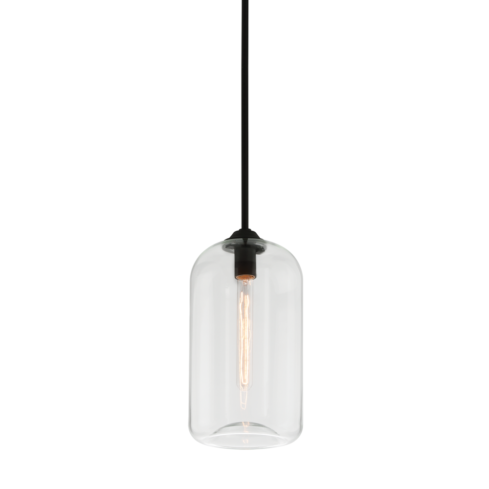 Troy District Pendant Soft Black