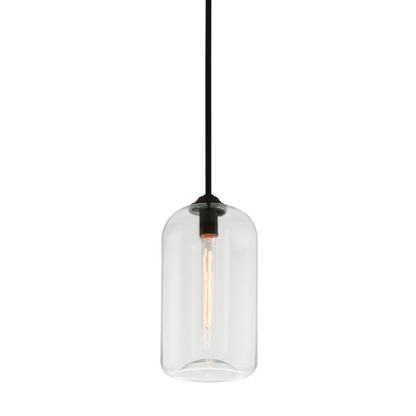 Troy District Pendant Soft Black