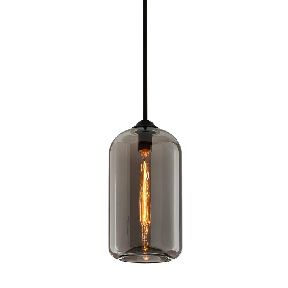 Troy District Pendant Soft Black