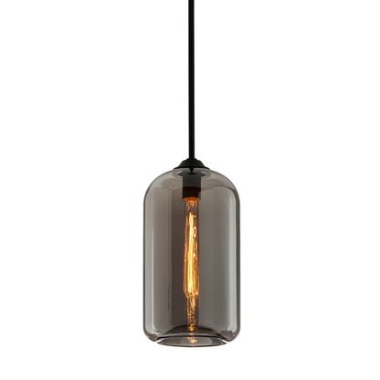 Troy District Pendant Soft Black