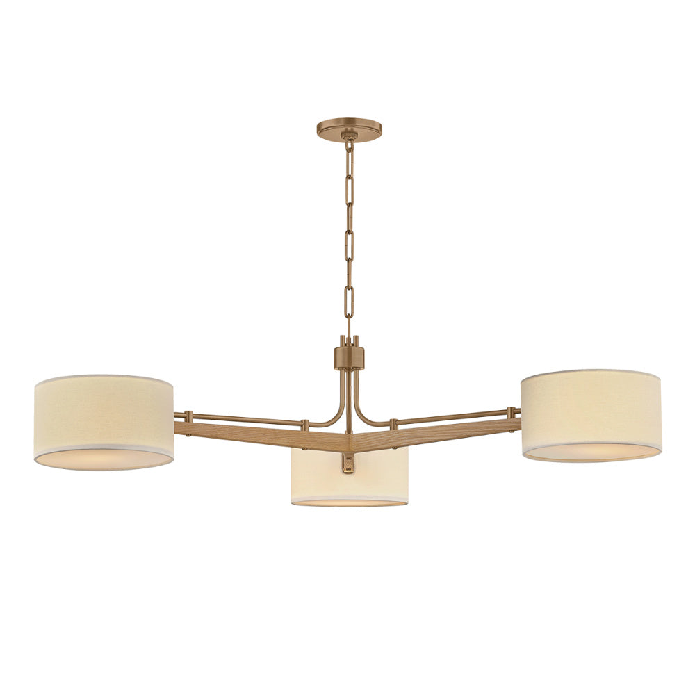 Troy Mailo Chandelier Patina Brass