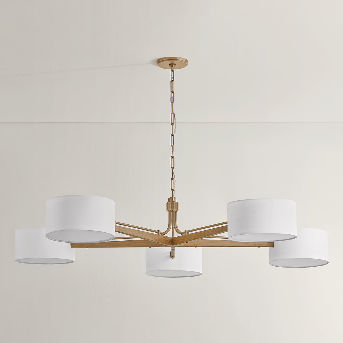 Troy Mailo Chandelier Patina Brass Detail 3
