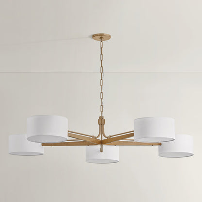 Troy Mailo Chandelier Patina Brass Detail 3