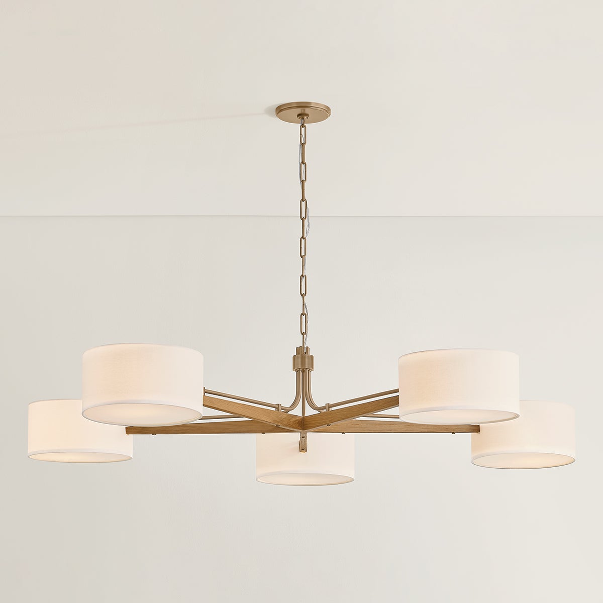 Troy Mailo Chandelier Patina Brass Detail 2