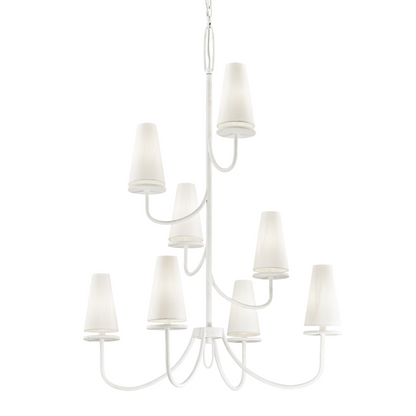 Troy Marcel Chandelier Gesso White