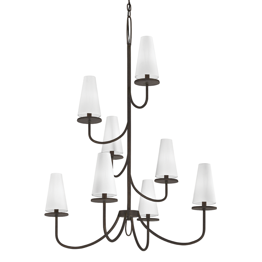 Troy Marcel Chandelier Textured Bronze