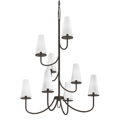 Troy Marcel Chandelier Textured Bronze