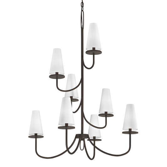 Troy Marcel Chandelier Textured Bronze