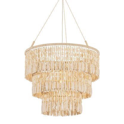 Troy Ben Pendant Vintage Gold Leaf