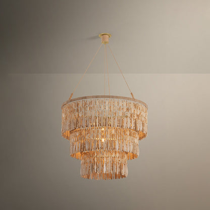 Troy Ben Pendant Vintage Gold Leaf Detail 3