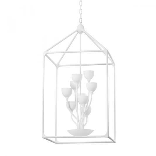 Troy Westwood Lantern Gesso White