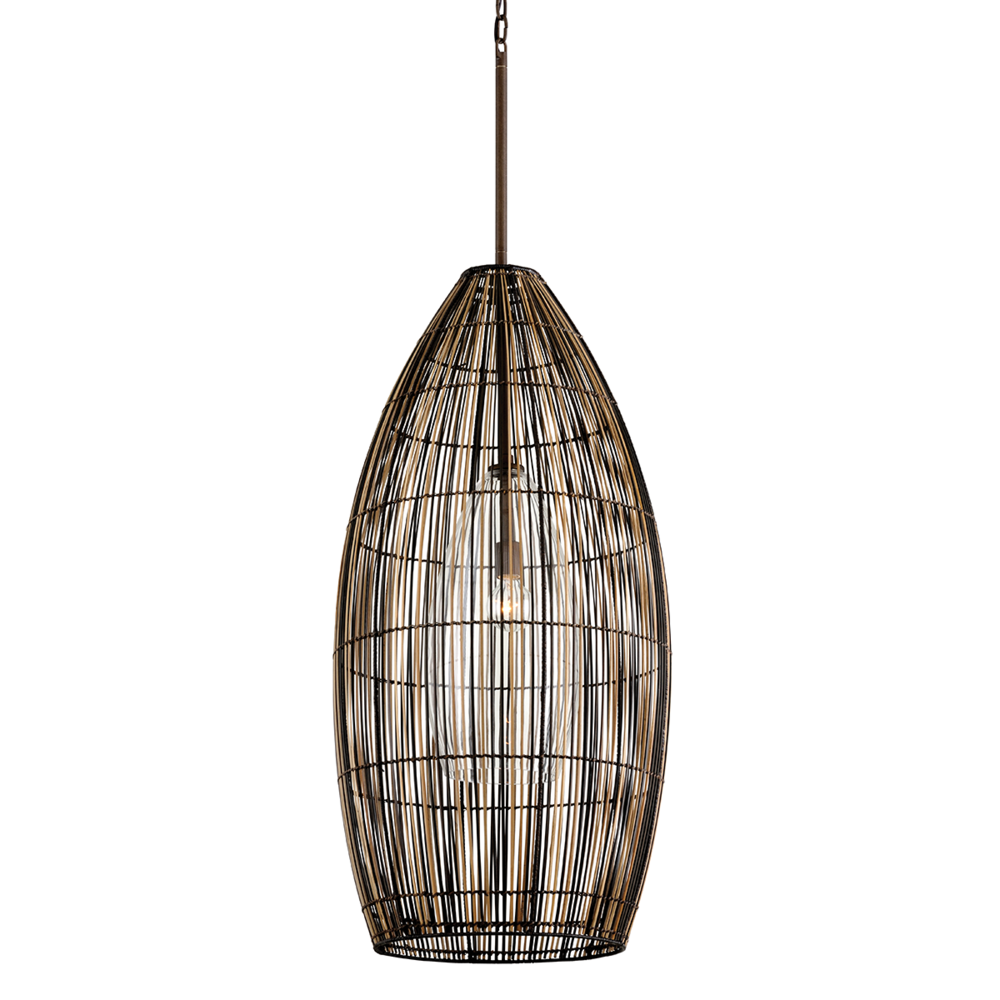 Troy Holden Pendant Textured Bronze