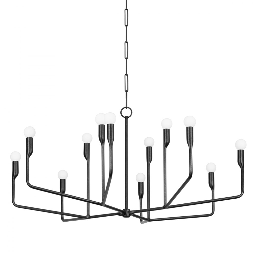 Troy Norman Chandelier Forged Iron
