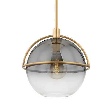 Troy Ivins Pendant Patina Brass