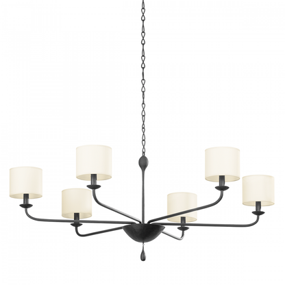 Troy Osmond Chandelier Black Iron