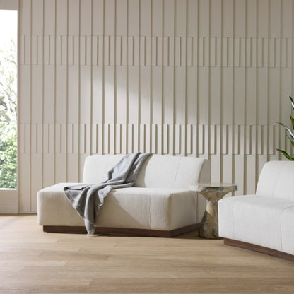 Islander Right Sofa Vanilla Performance Bouclé