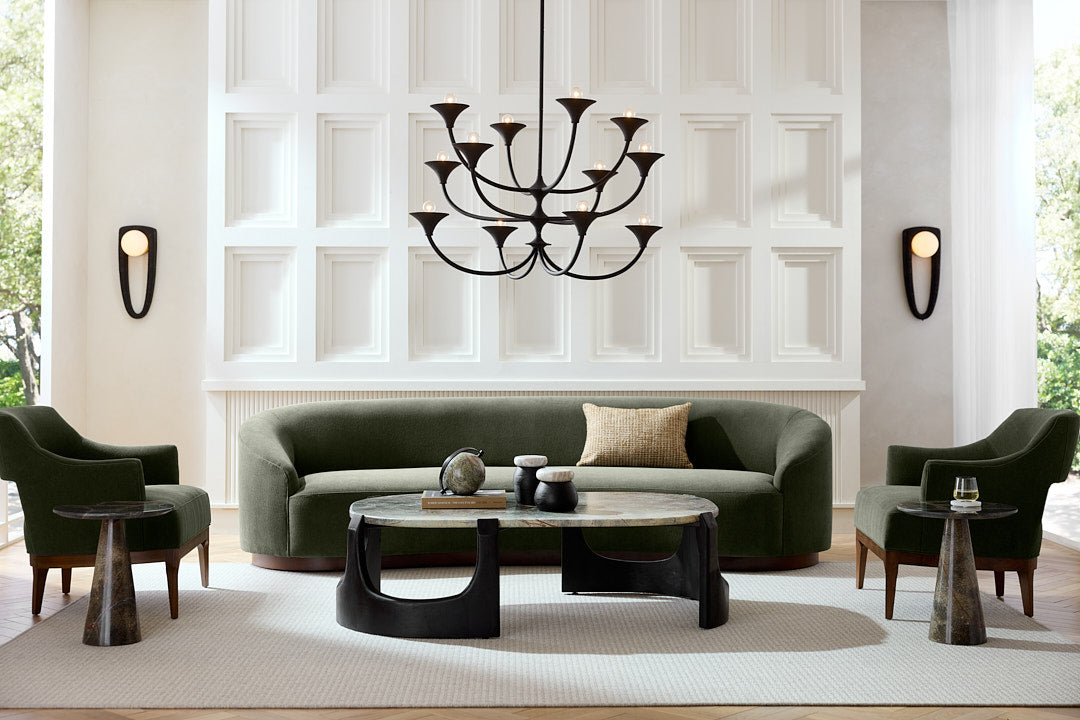 Turner Sofa Pine Performance Chenille Dark Walnut