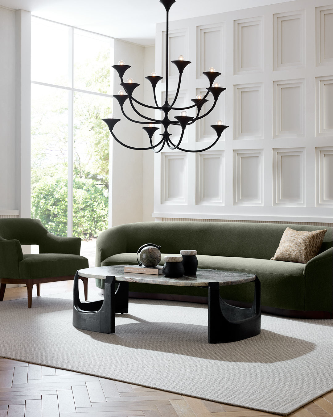 Turner Sofa Pine Performance Chenille Dark Walnut