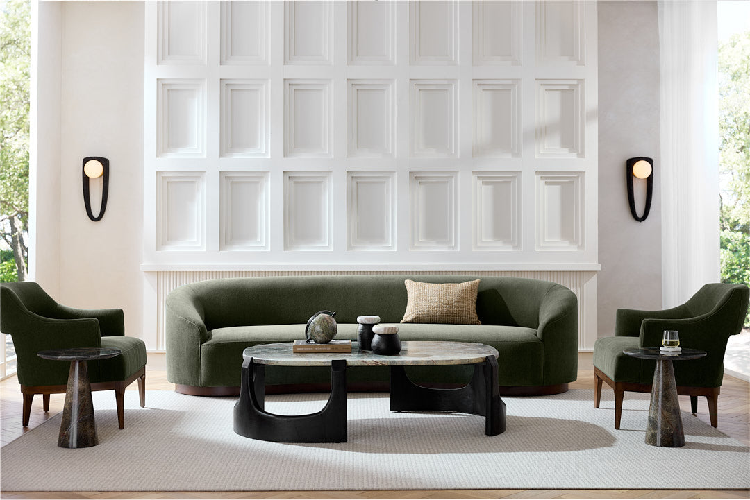 Turner Sofa Pine Performance Chenille Dark Walnut