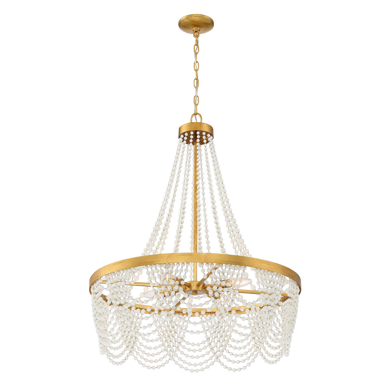 Crystorama Fiona Chandelier Antique Gold