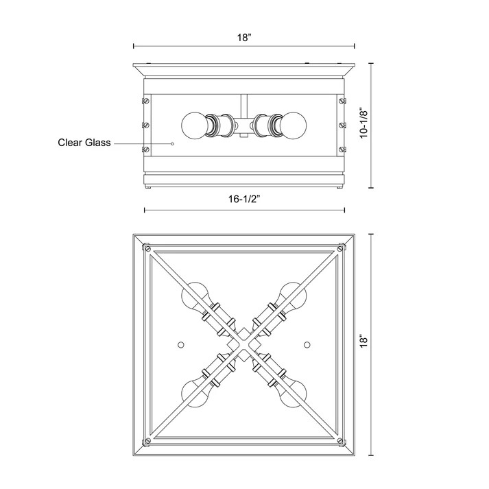 Flush Mounts-Alora Lighting-FM351004
