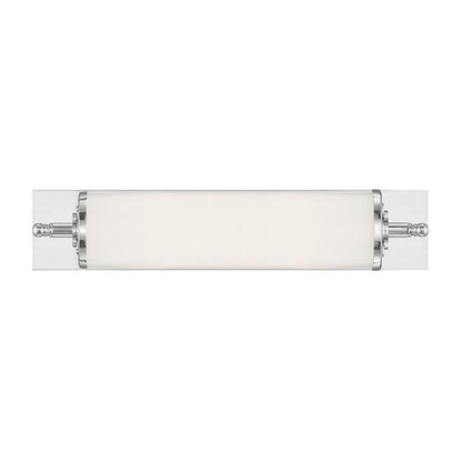 Crystorama Foster LED Bathroom Vanity Polished Chrome