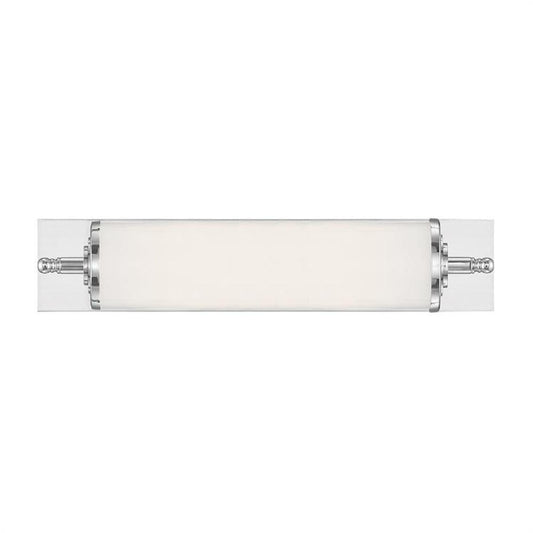 Crystorama Foster LED Bathroom Vanity Polished Chrome