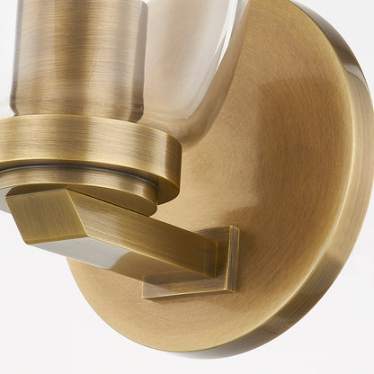 Troy Fresno Wall Sconce Patina Brass Detail 1