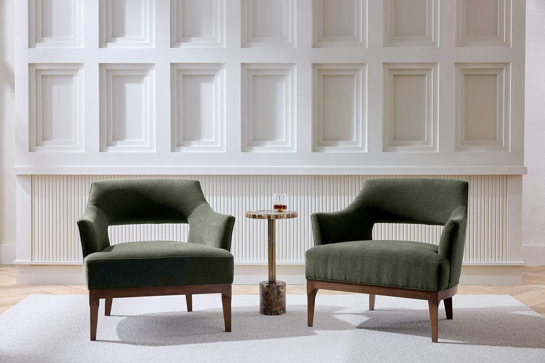 Laurette Chair Pine Performance Chenille