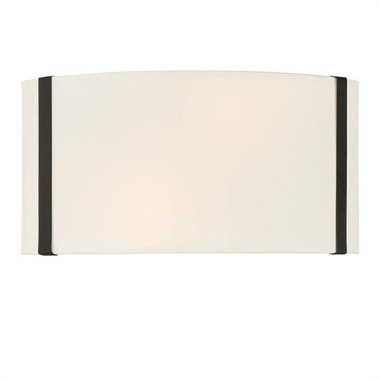 Crystorama Fulton Wall Sconce Black