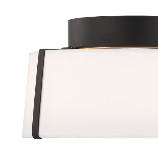 Crystorama Fulton Semi Flush Mount Antique Gold