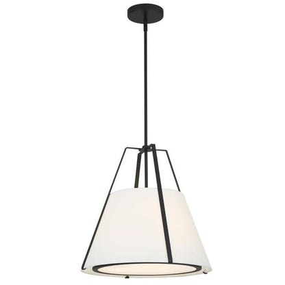 Crystorama Fulton Chandelier Black