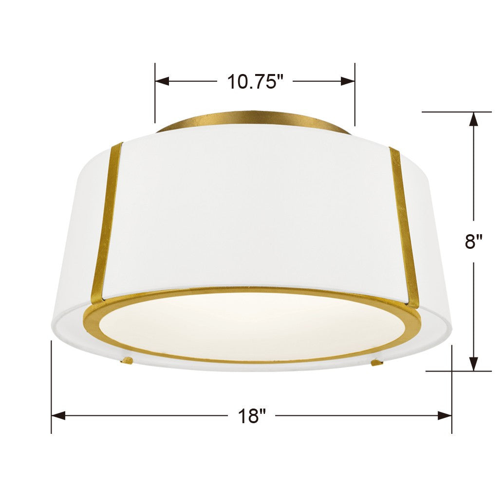 Flush Mounts-Crystorama-FUL-905