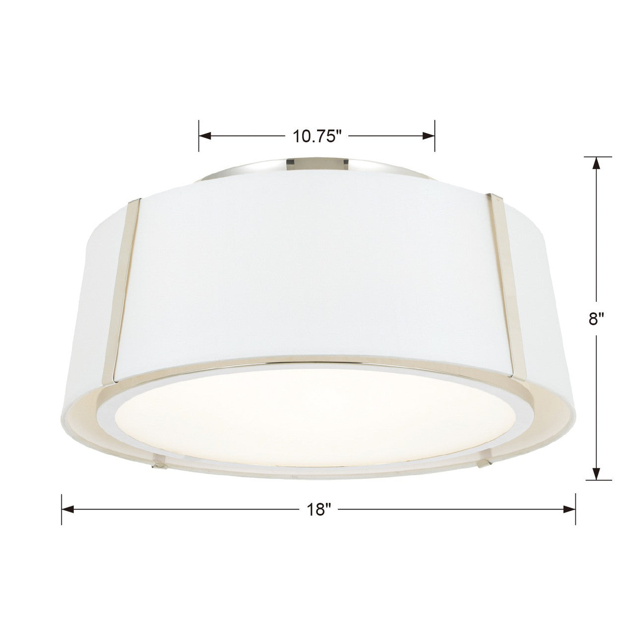 Flush Mounts-Crystorama-FUL-905