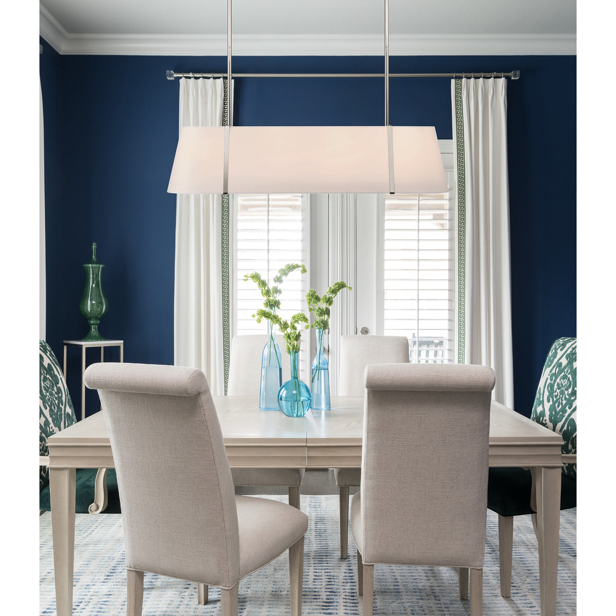 Fulton 4-Light Linear Oval Chandelier