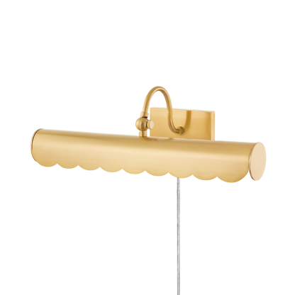Mitzi by Hudson Valley Lighting Fifi Picture Light Aged Brass