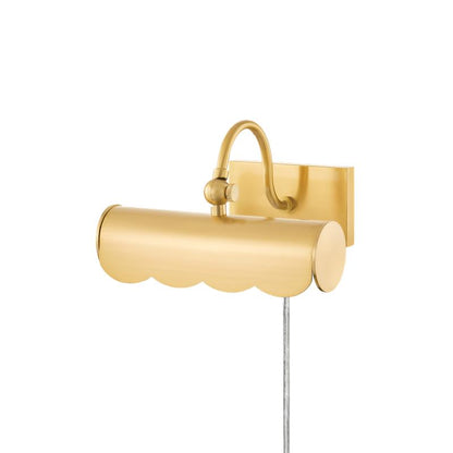 Mitzi by Hudson Valley Lighting Fifi Picture Light Aged Brass