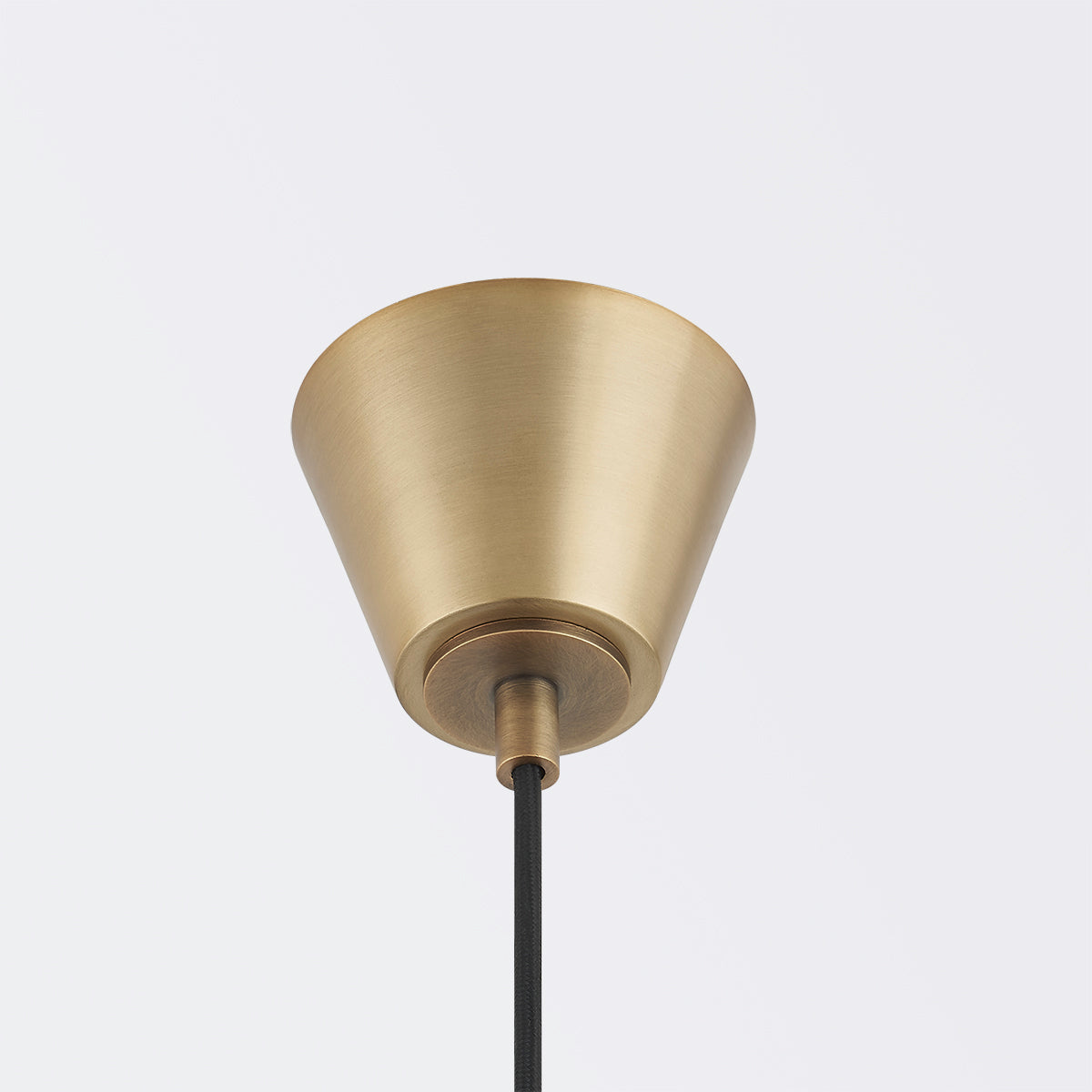 Troy Fontana Pendant Patina Brass / Slate Blue Detail 2