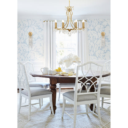 Gabrielle 1-Light Antique Gold Wall Mount