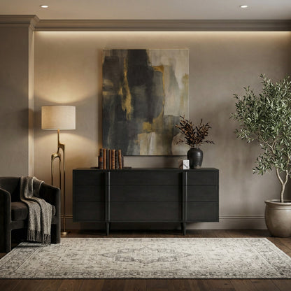 Noir Morten Dresser Pale shown in a styled room setting