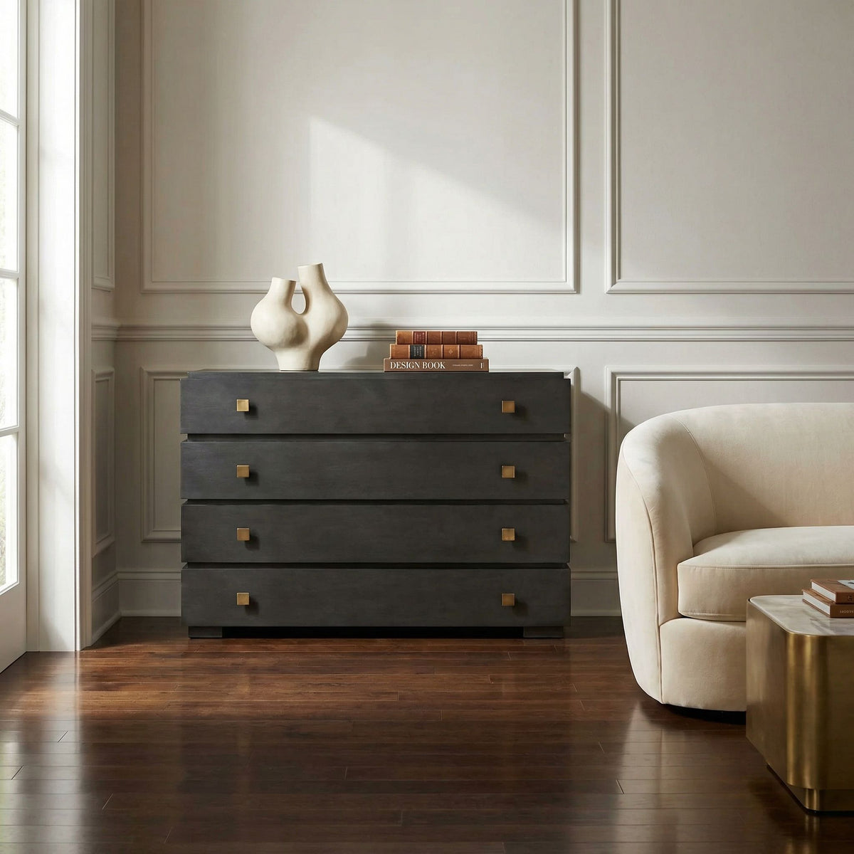 Noir Hofman Dresser Pale styled in an interior setting