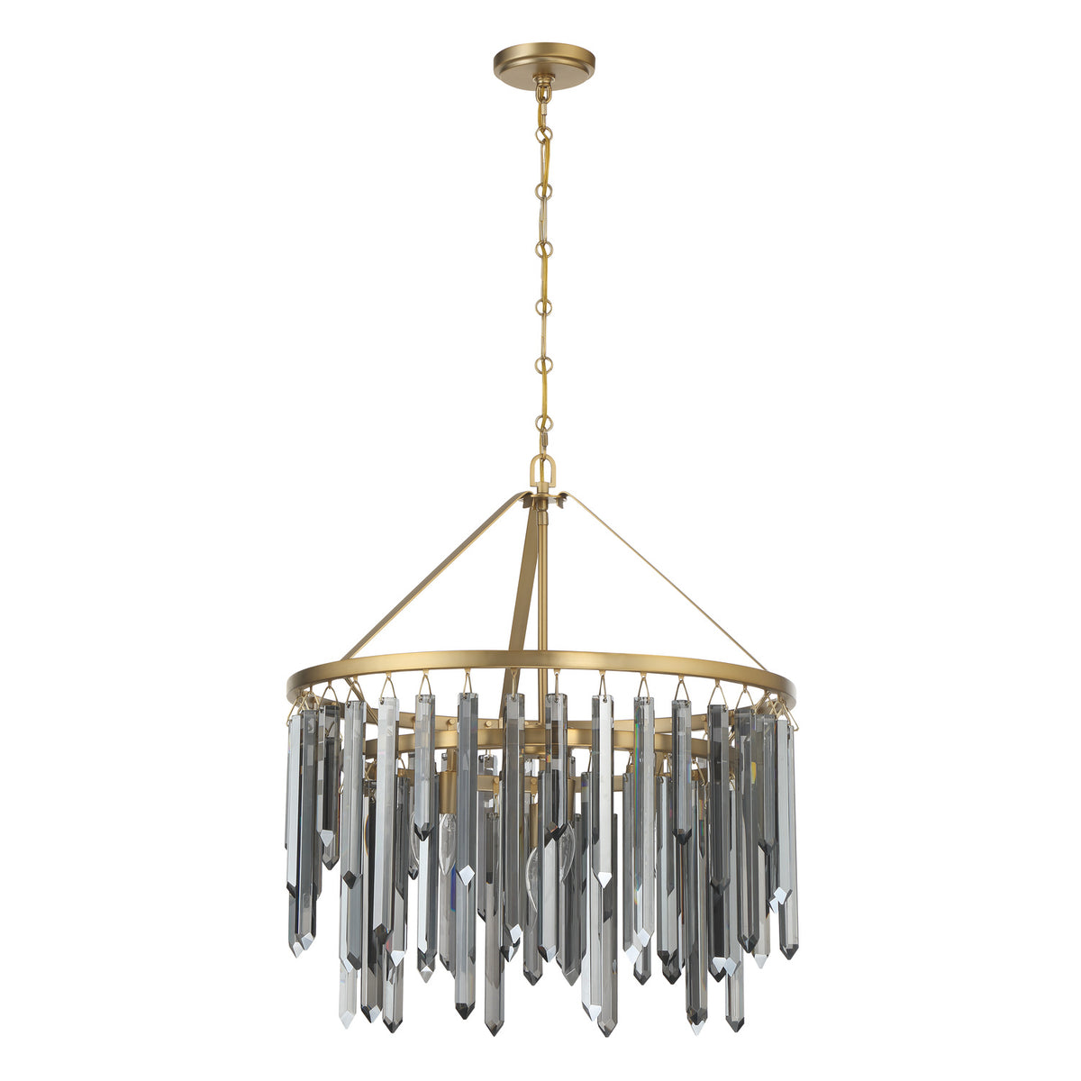 Crystorama Gemma 24" 7-Light Chandelier - detail