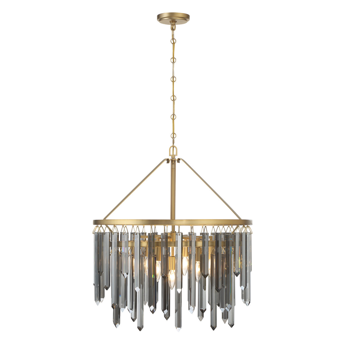 Crystorama Gemma 24" 7-Light Chandelier - detail