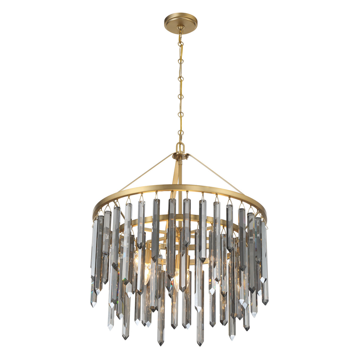 Crystorama Gemma 24" 7-Light Chandelier - detail
